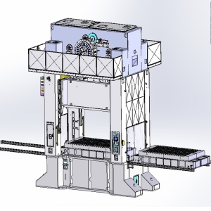 Tabla m&oacute;vil de engranaje prensa