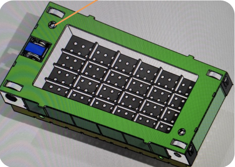 mesa m&oacute;vil del lado delantero