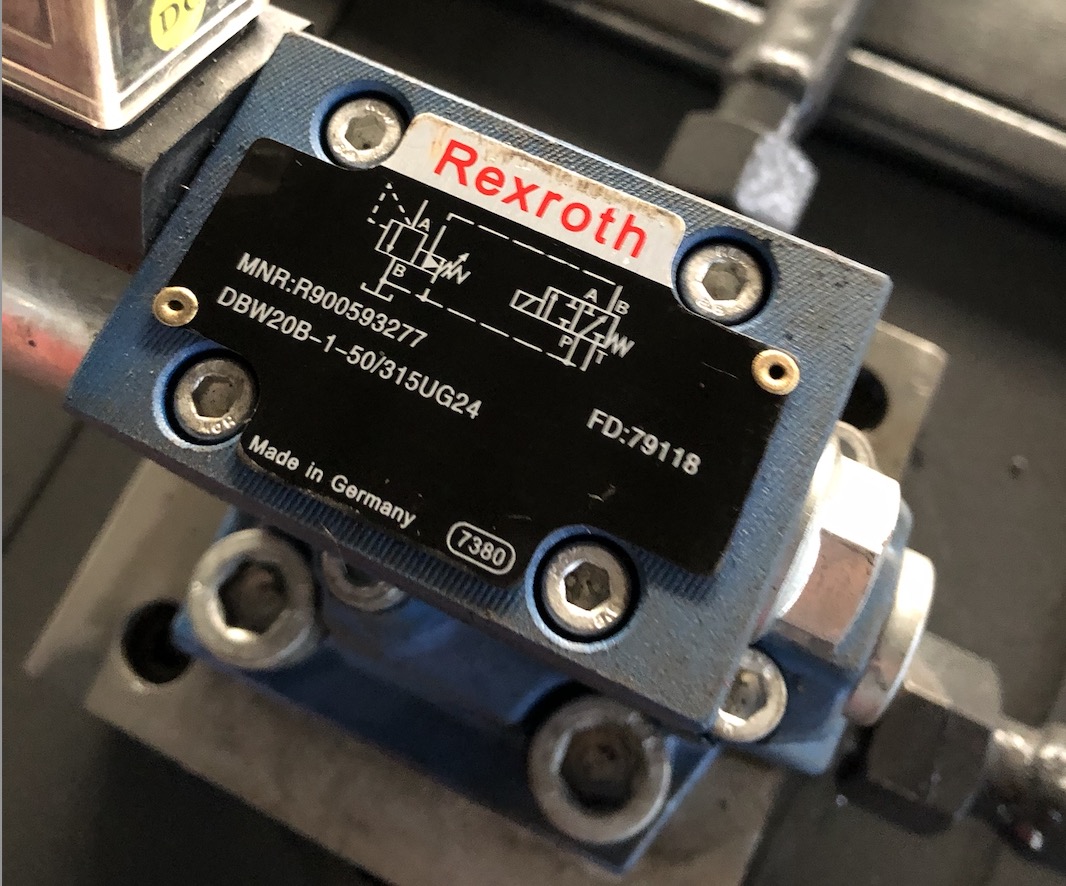 m&aacute;quina de sharing de v&aacute;lvulas de rexroth