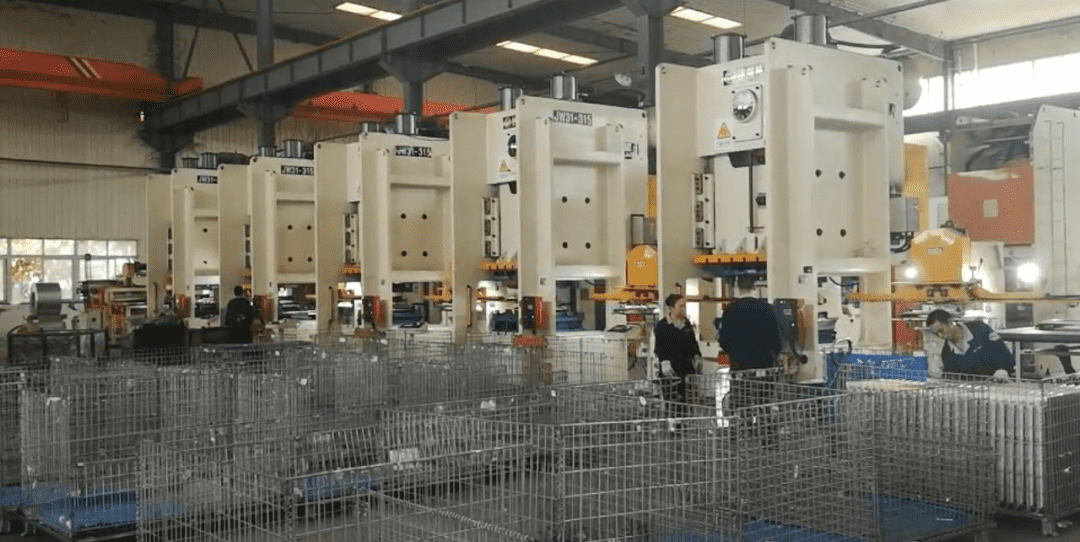 H Frame Press Line con barra de transferencia