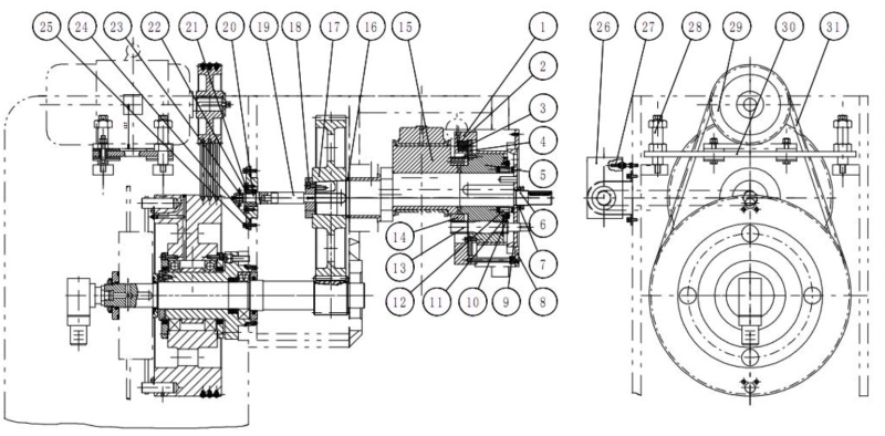 Sistema exc&eacute;ntrico para ajuste de longitud de carrera