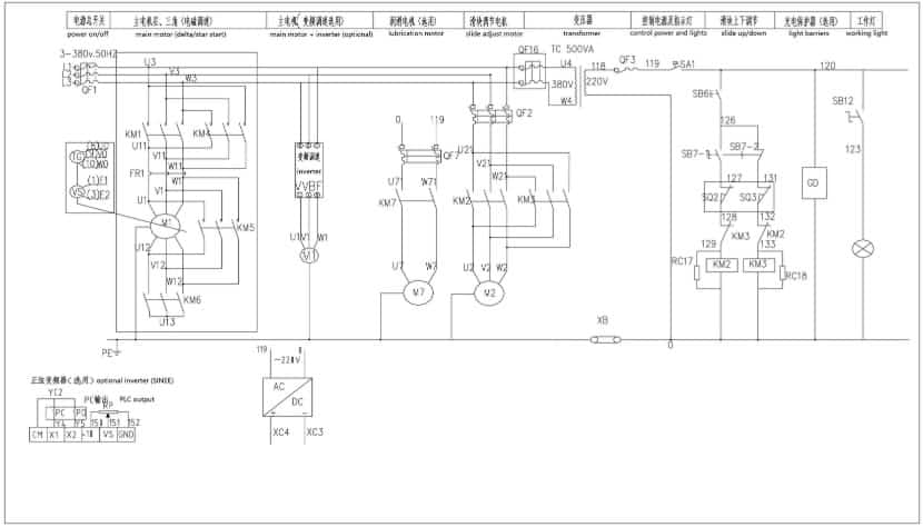 Power Press Diagrama el&eacute;ctrico-2